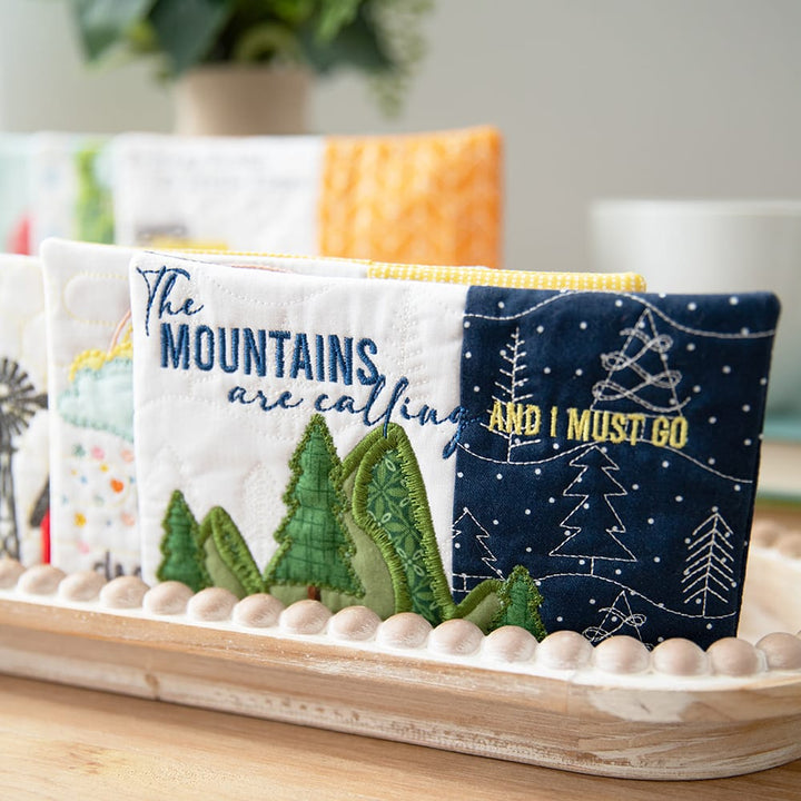 Mug Rug Embroidery Designs Vol. 6 many rugs