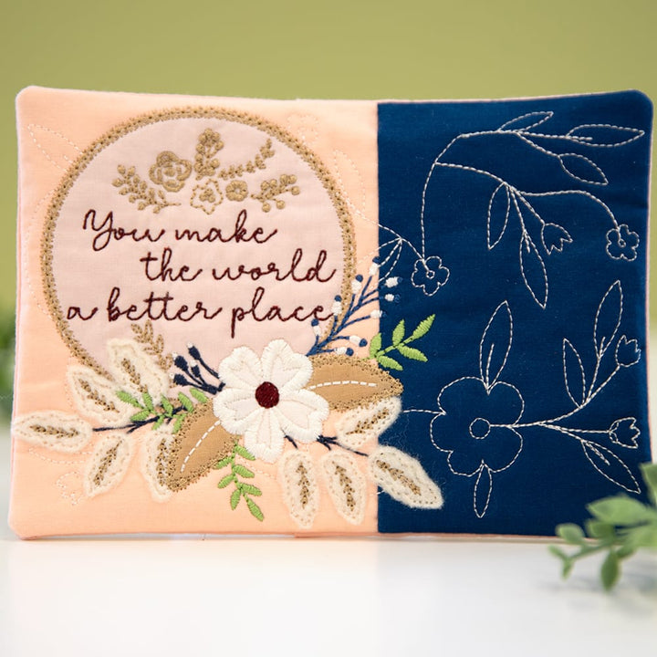 Mug Rug Embroidery Designs Vol. 6 better place