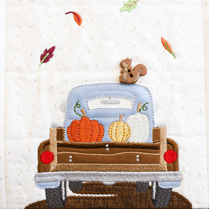 Autumn Acres Bench Pillow (Digital Download)