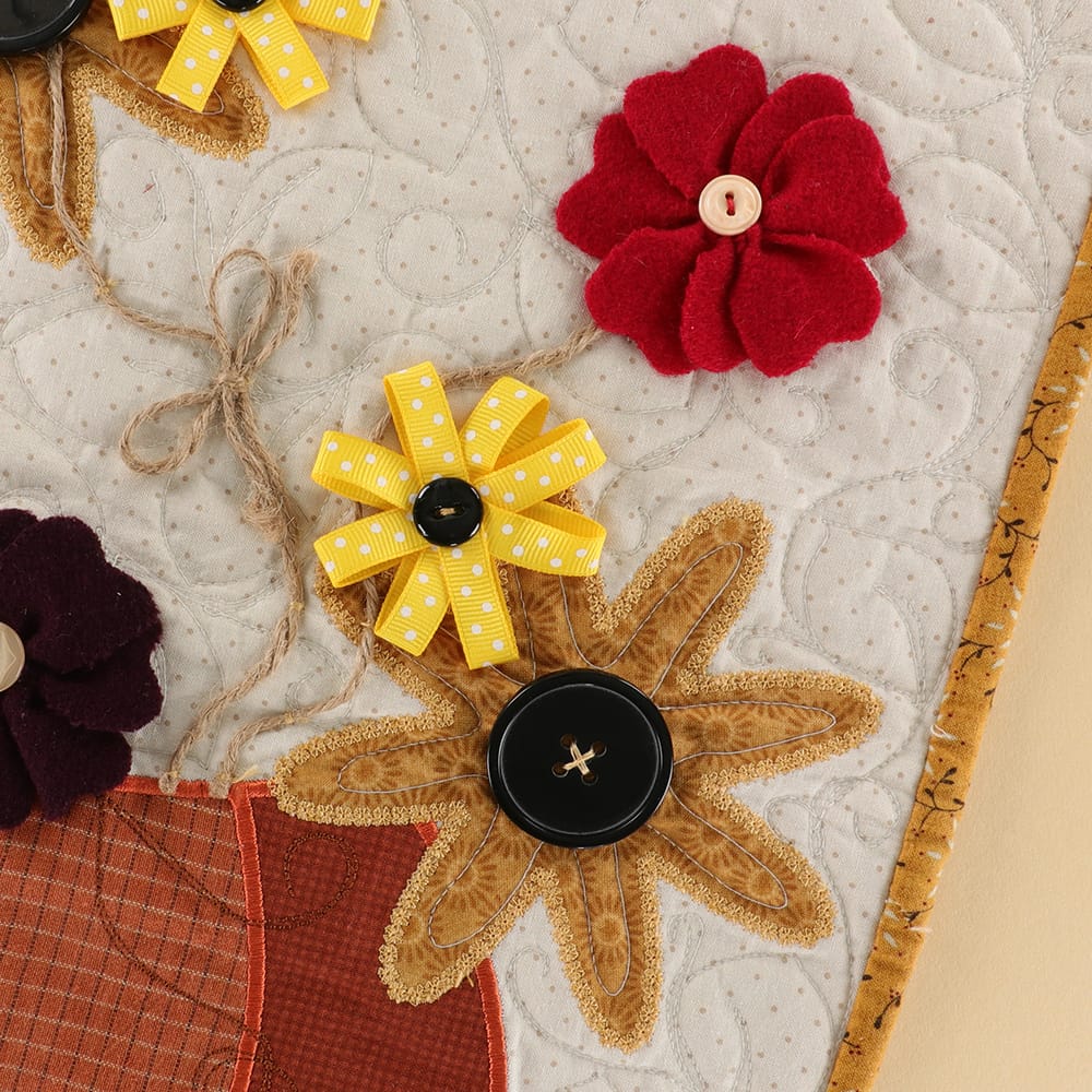 Fall Door Decor: Machine Embroidery Version