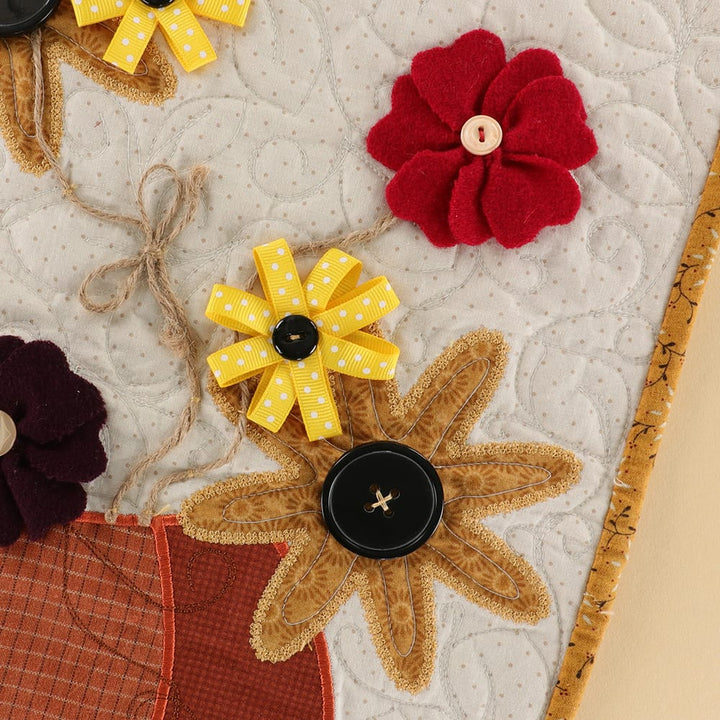 Fall Door Decor: Machine Embroidery Version