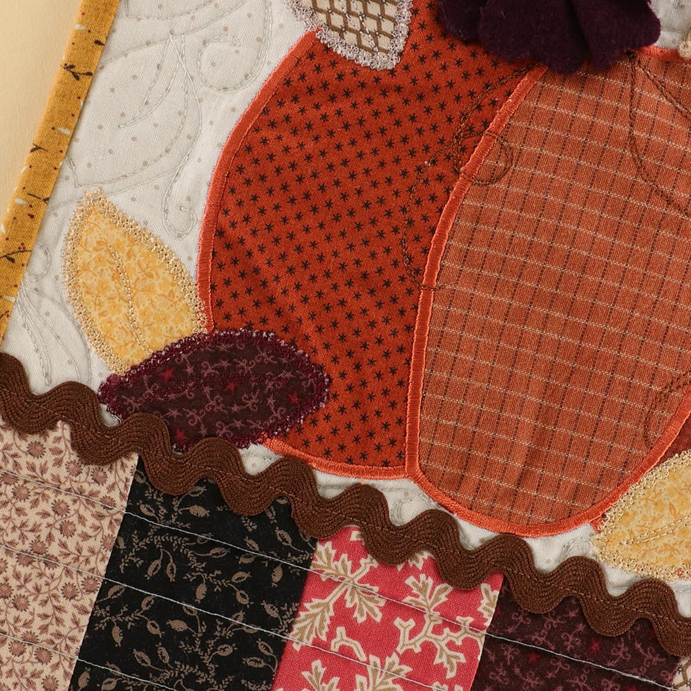 Fall Door Decor: Machine Embroidery Version