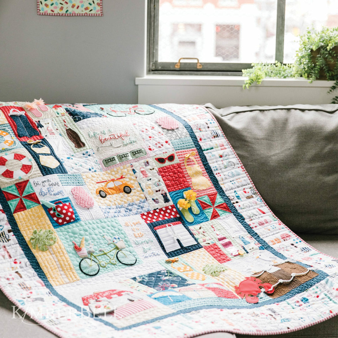 Vintage Boardwalk Quilt, Sewing