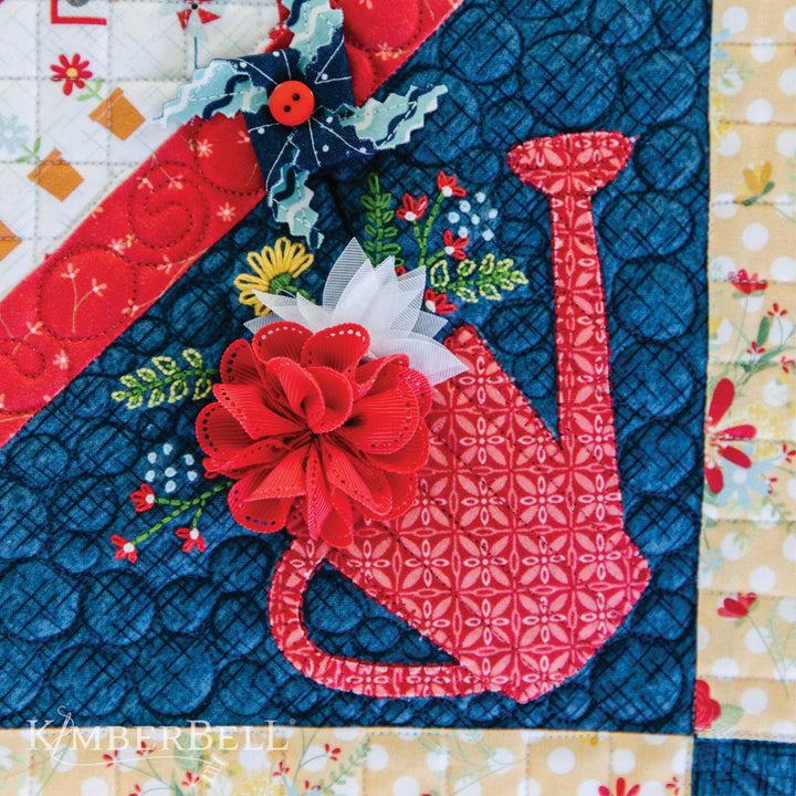 Red White and Bloom Table Topper