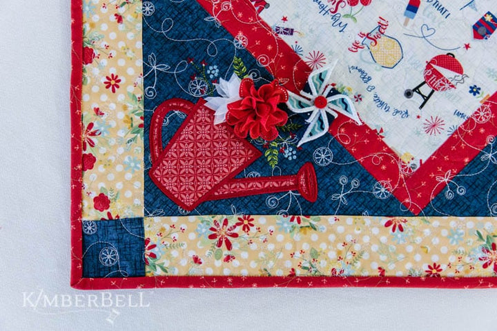 Red White and Bloom Quilting Bundle