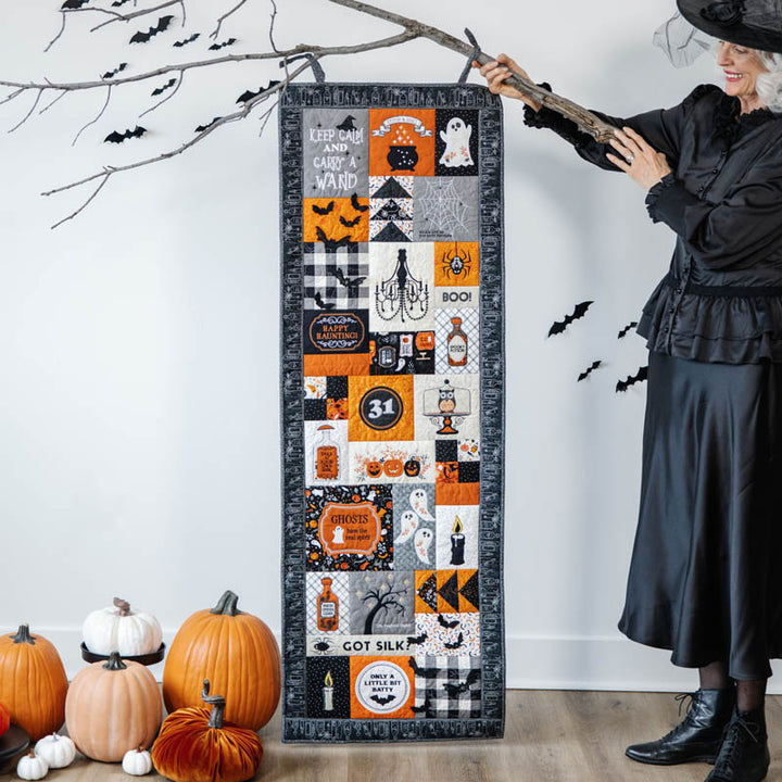 Pumpkins & Potions Ladder Quilt
