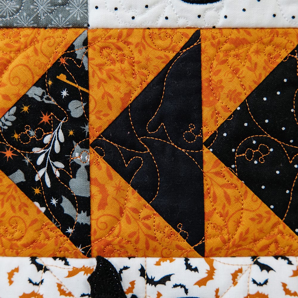 Pumpkins & potions quilting bundle Triangles