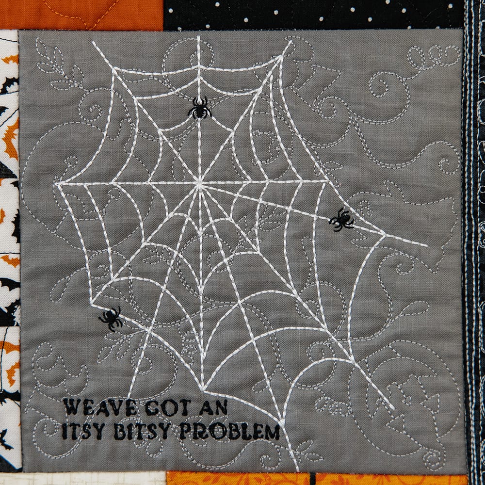 Pumpkins & potions quilting bundle webs