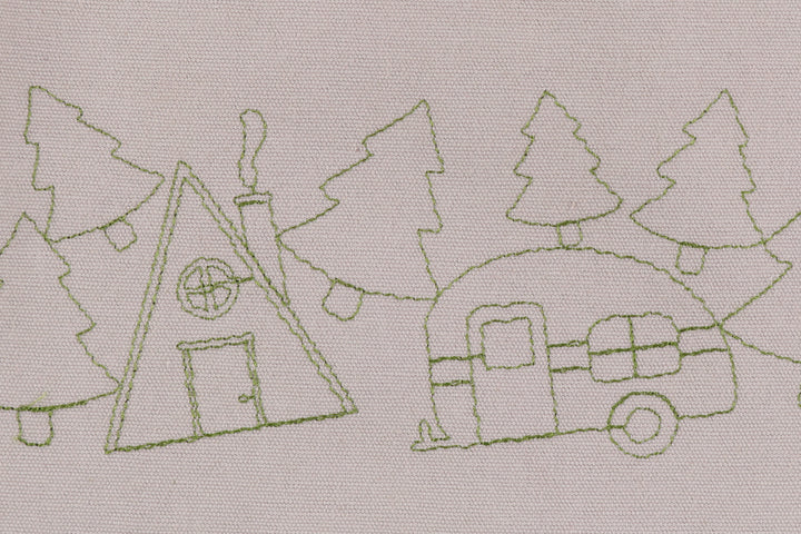 Happy Camper Border 1 - Background Quilting