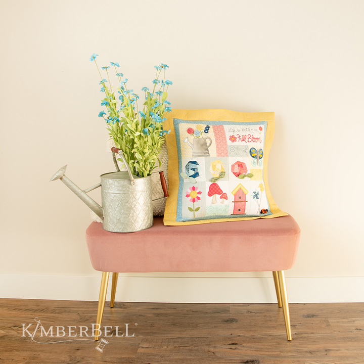 Life is Better in Full Bloom 22 x 22" Pillow