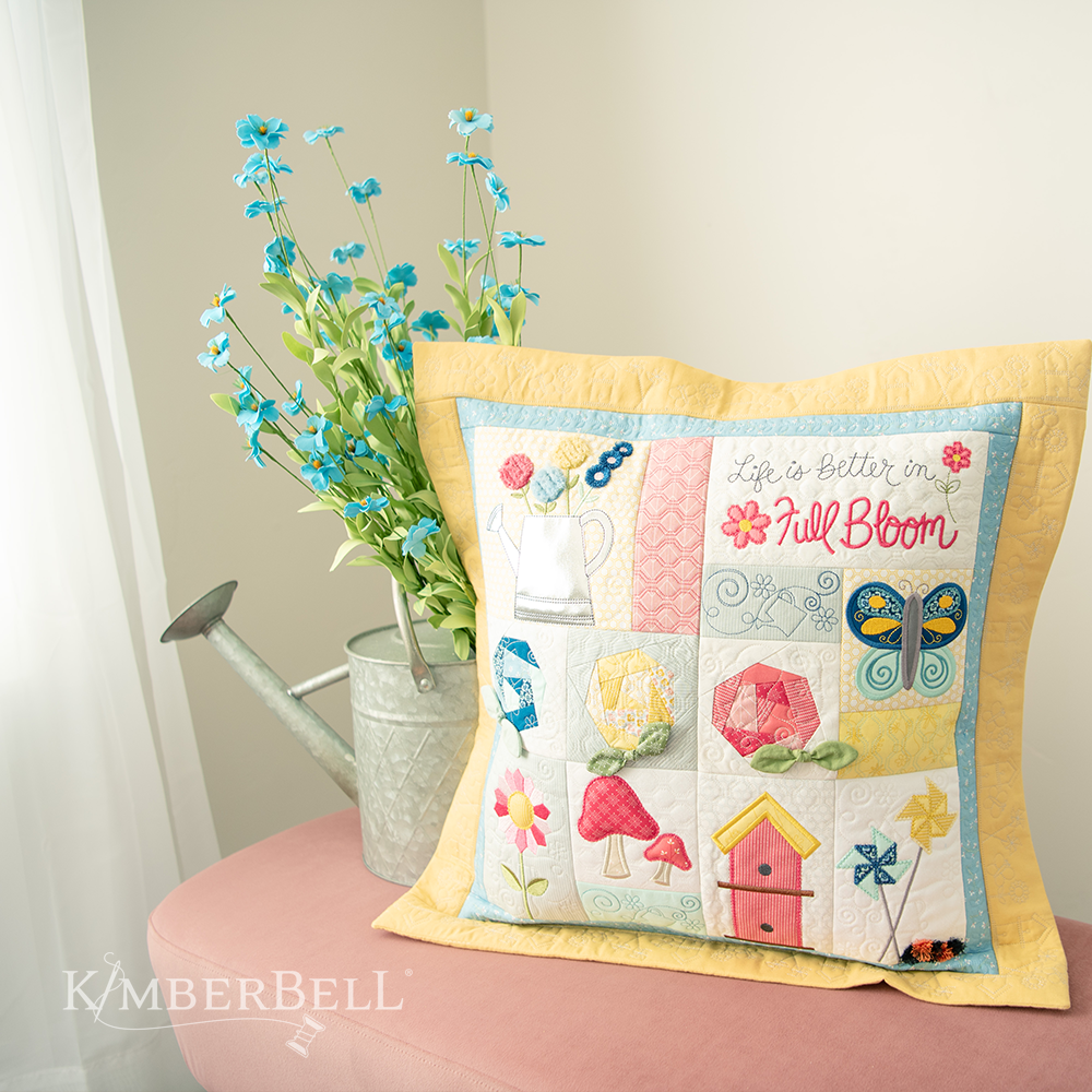 Life is Better in Full Bloom 22 x 22" Pillow