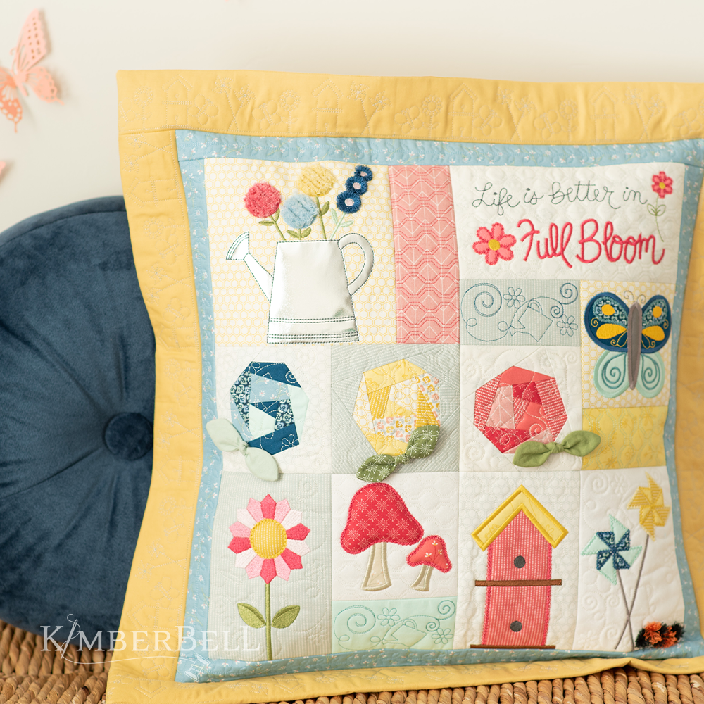 Life is Better in Full Bloom 22 x 22" Pillow