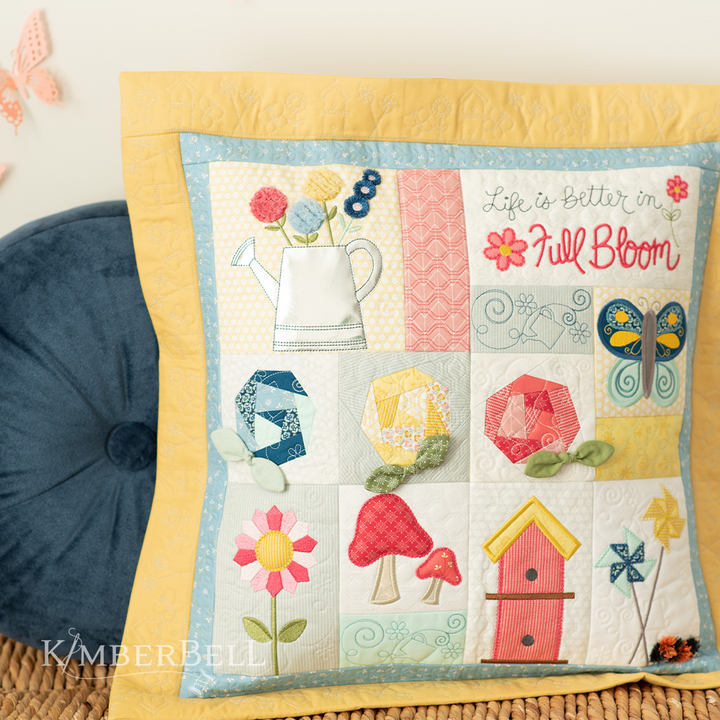 Life is Better in Full Bloom 22 x 22" Pillow