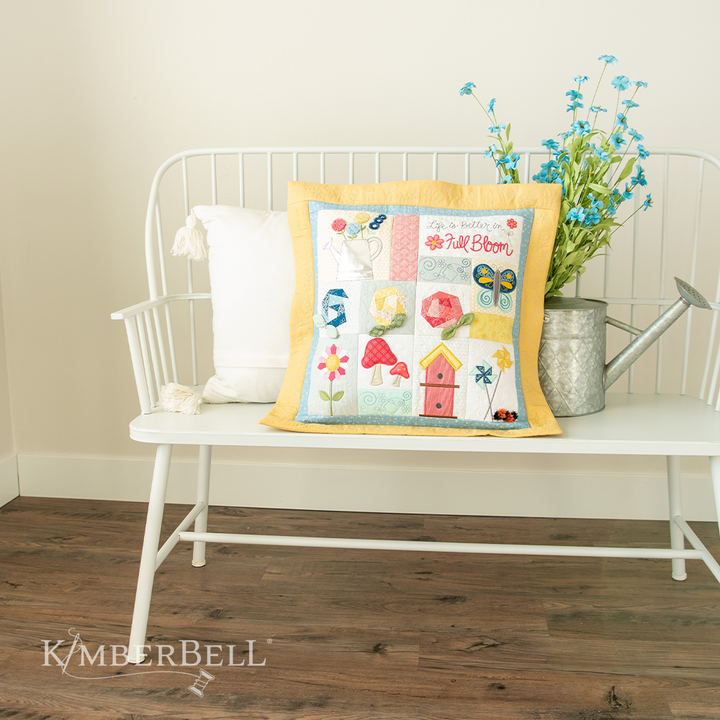 Life is Better in Full Bloom 22 x 22" Pillow