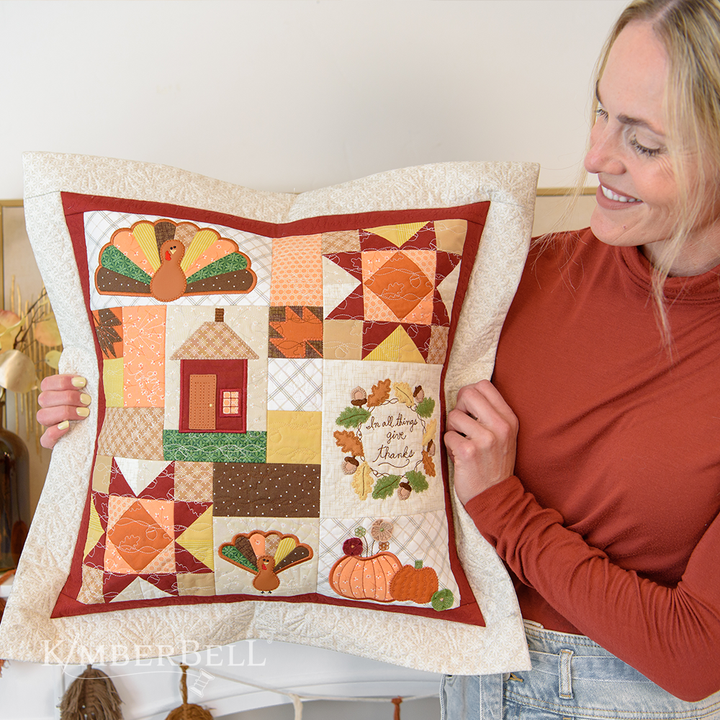 In All Things Give Thanks 22 x 22" Pillow
