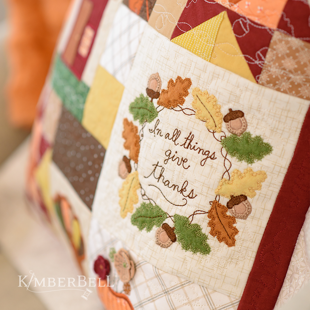 In All Things Give Thanks 22 x 22" Pillow