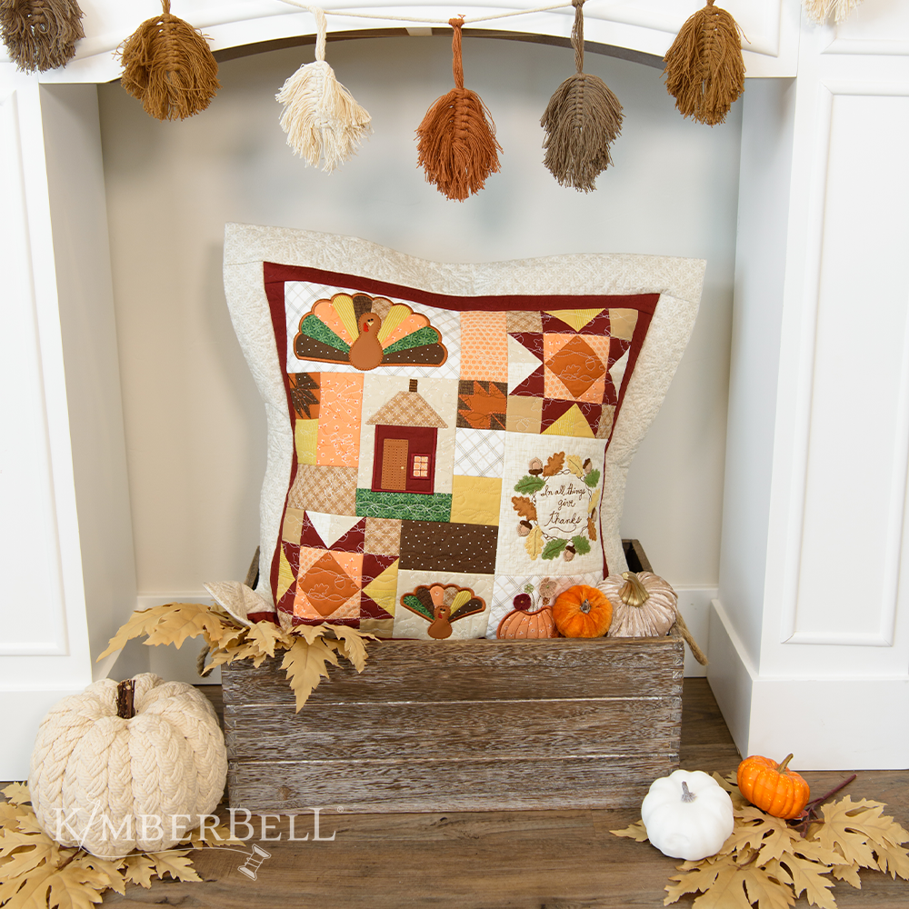 In All Things Give Thanks 22 x 22" Pillow