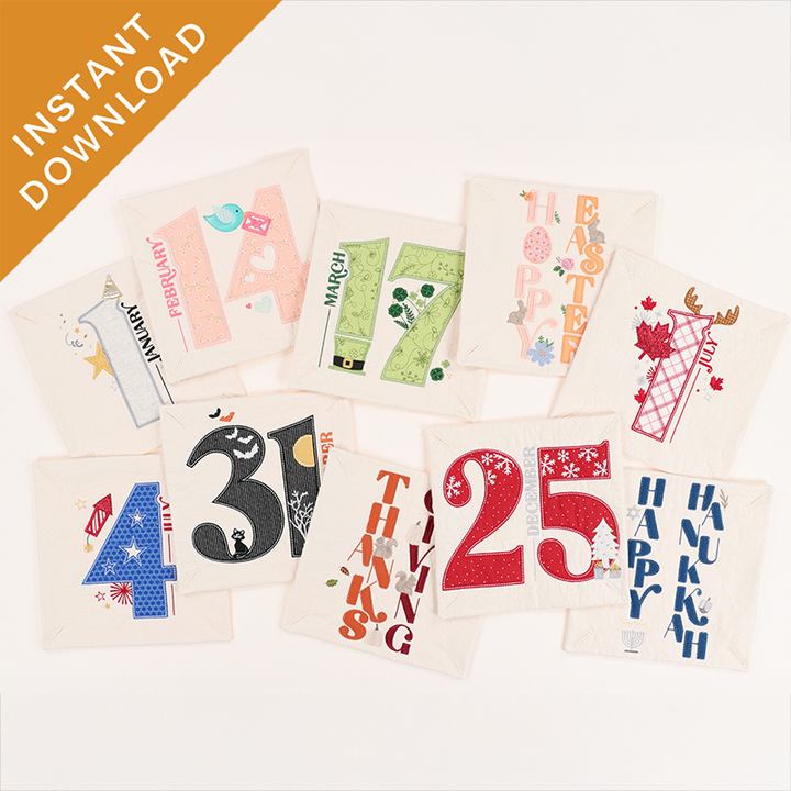 Save the Date Pillow Panel Collection