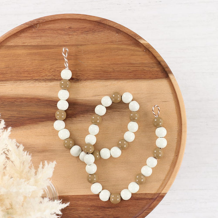 Winter Wood Beaded Garland