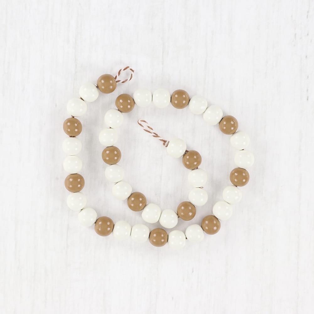 Winter Wood Beaded Garland