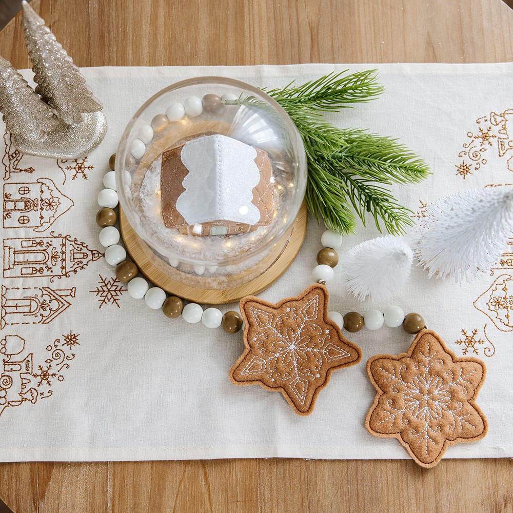 Winter Wood Beaded Garland