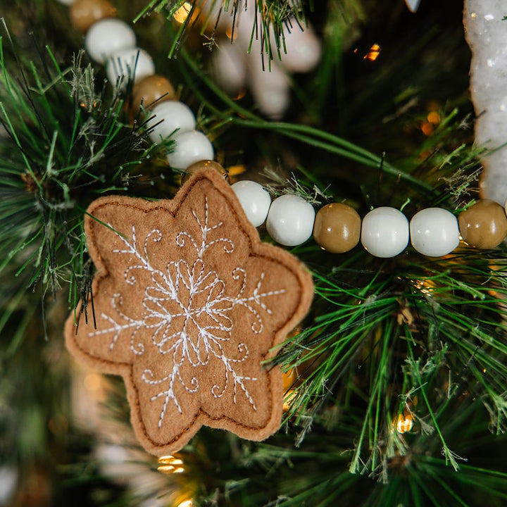 Winter Wood Beaded Garland