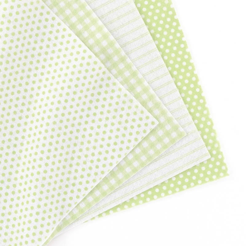 Embroidery Felt Pack, Pattern Play: Greens