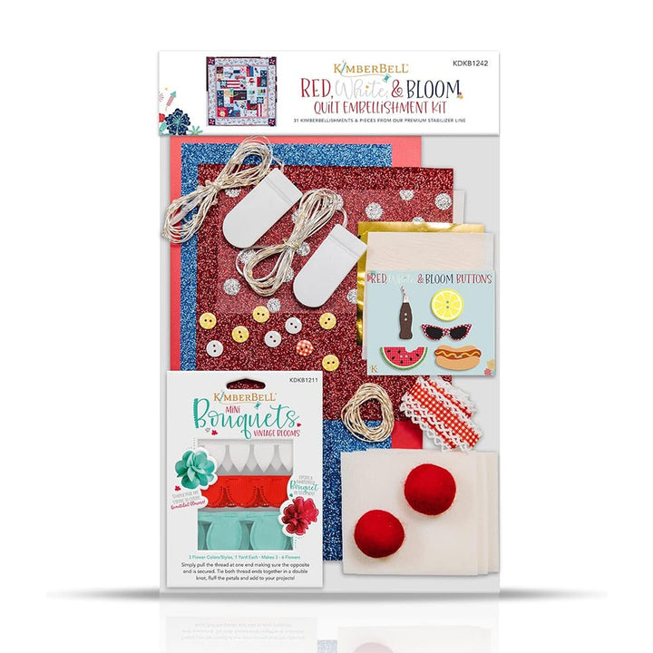 KDKB1242-Red-White-Bloom-Emb-Kit