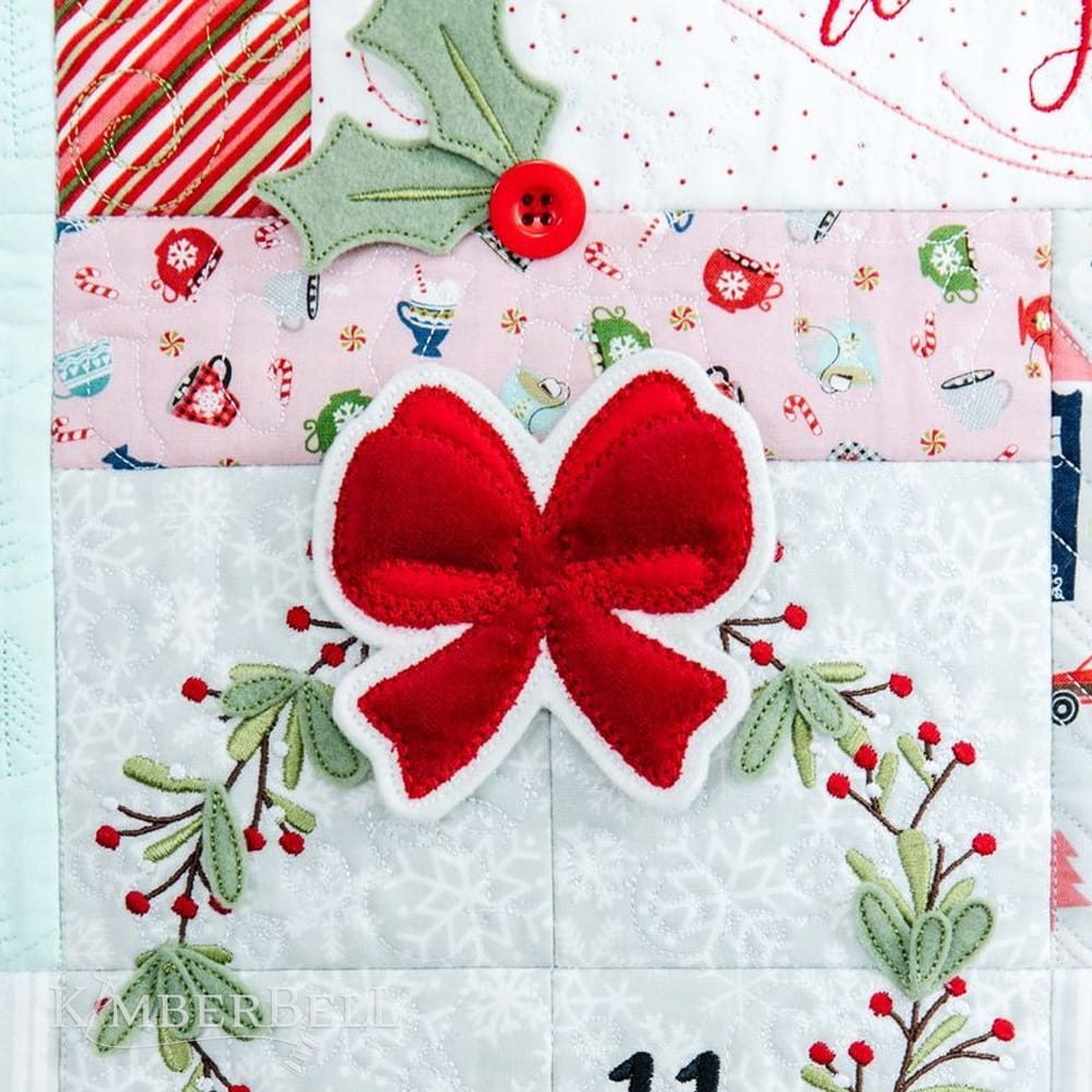 Cup of Cheer Advent Quilt, Embellishment Kit
