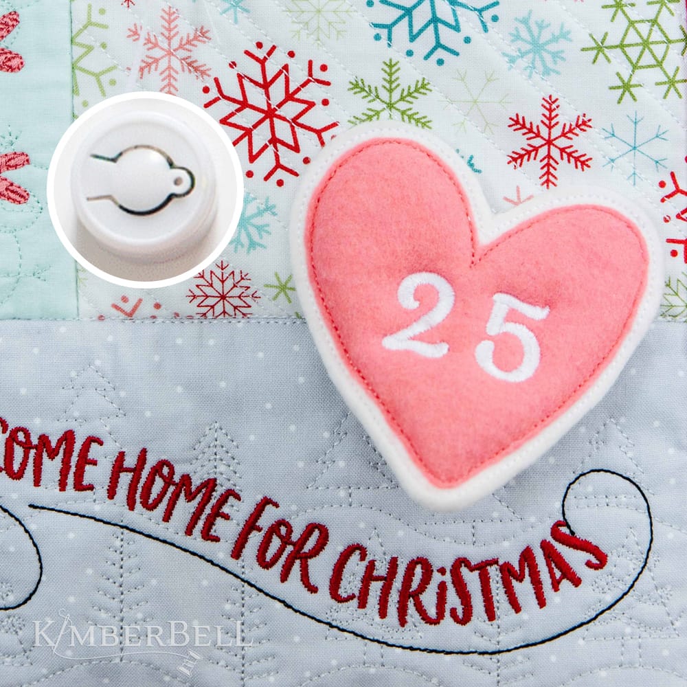 Cup of Cheer Advent Quilt, Embellishment Kit