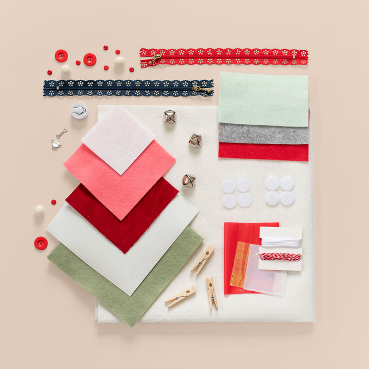 Cup of Cheer Advent Quilt, Embellishment Kit