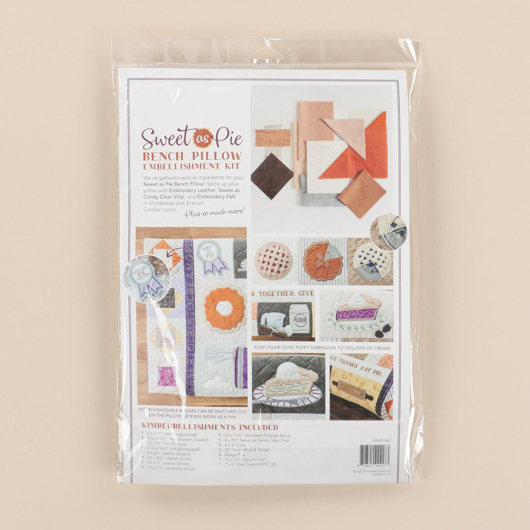 Sweet As Pie Embellishment Kit
