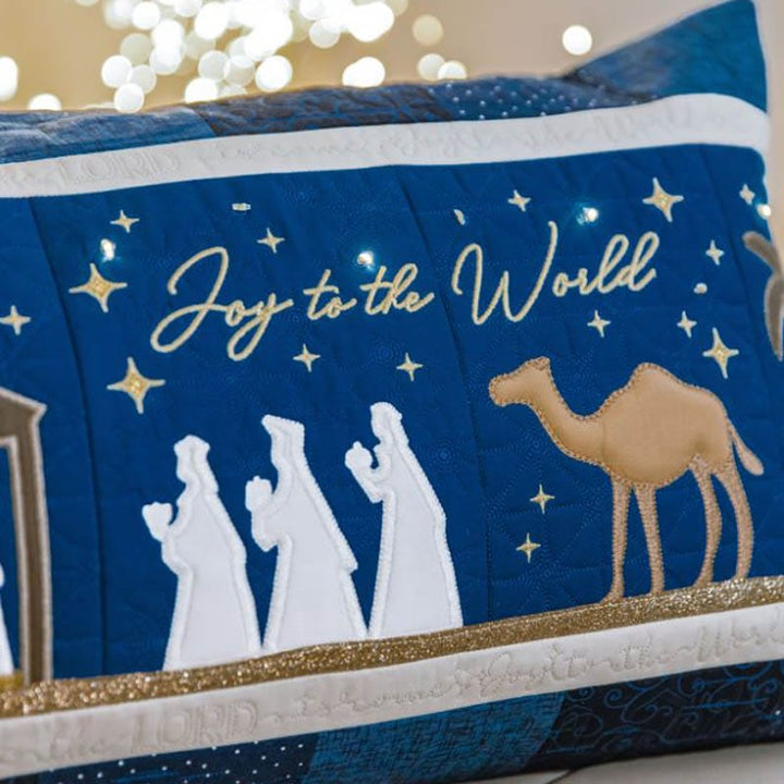 Nativity Bench Pillow (Digital Download)