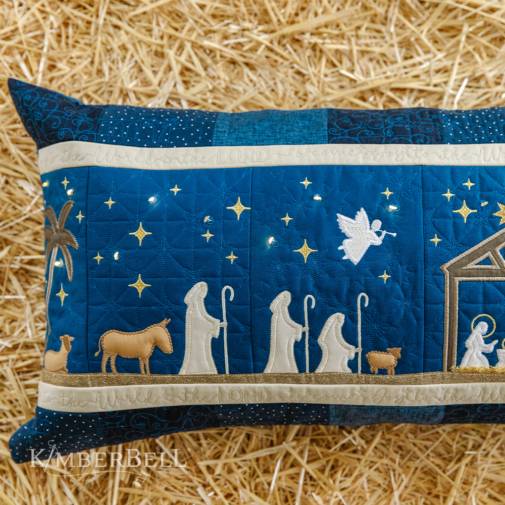 Nativity Bench Pillow Quilting Bundle
