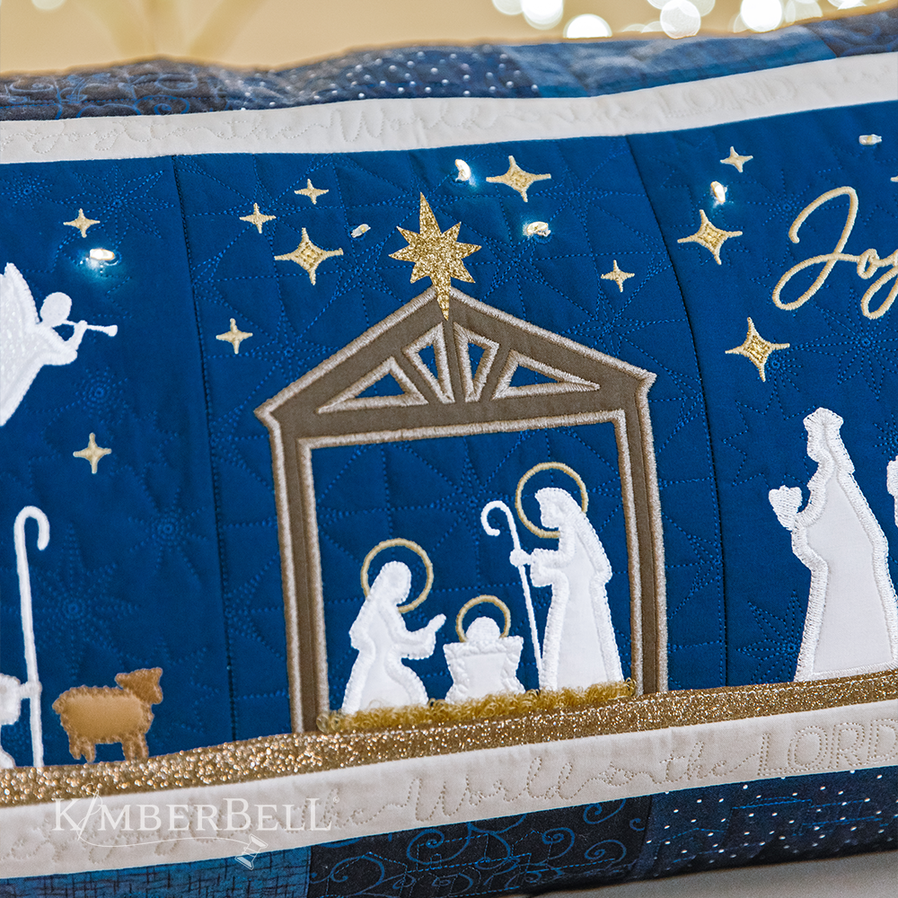 Nativity Bench Pillow Quilting Bundle