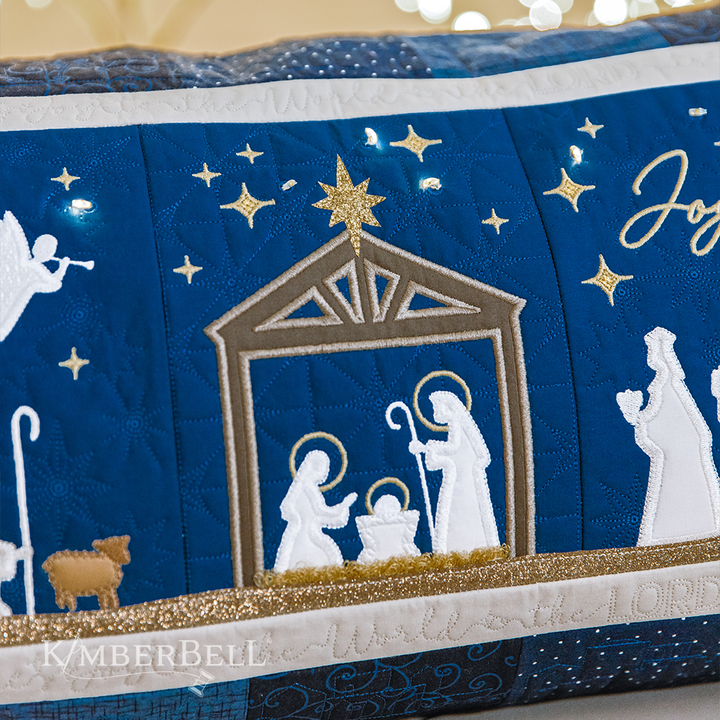 Nativity Bench Pillow Quilting Bundle