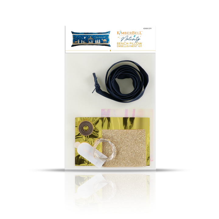 KDKB1279 Nativity Bench Pillow Embellishment Kit