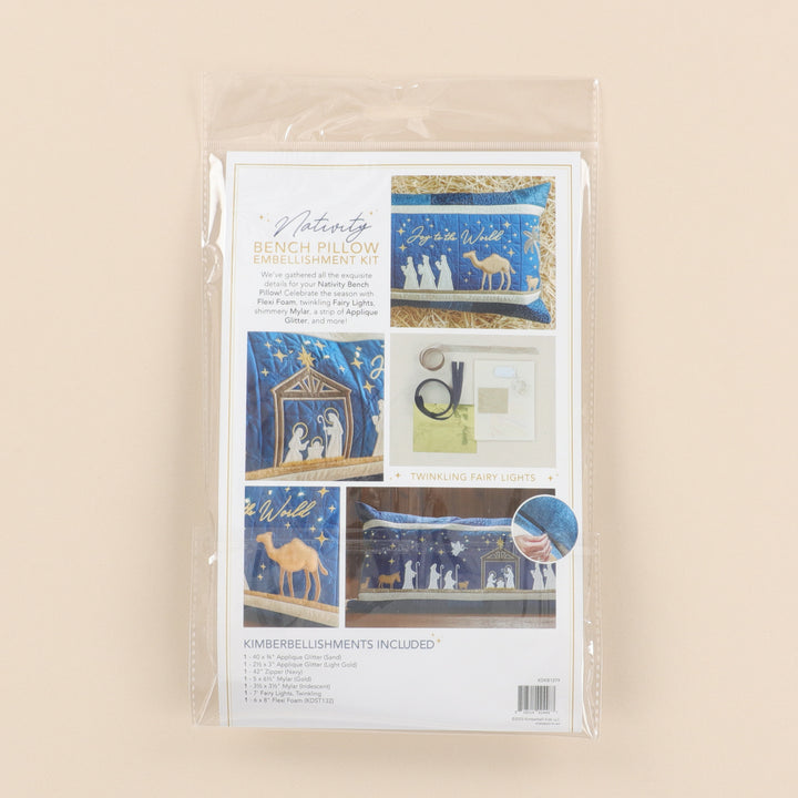 Nativity Bench Pillow Embellishment Kit