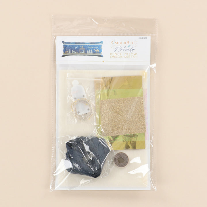 Nativity Bench Pillow Embellishment Kit