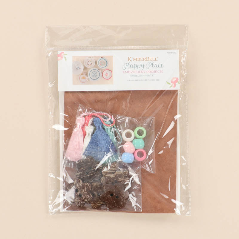 Happy Place Embroidery Projects Embellishment Kit
