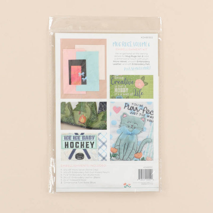Mug Rugs, Vol. 6 Embellishment Kit