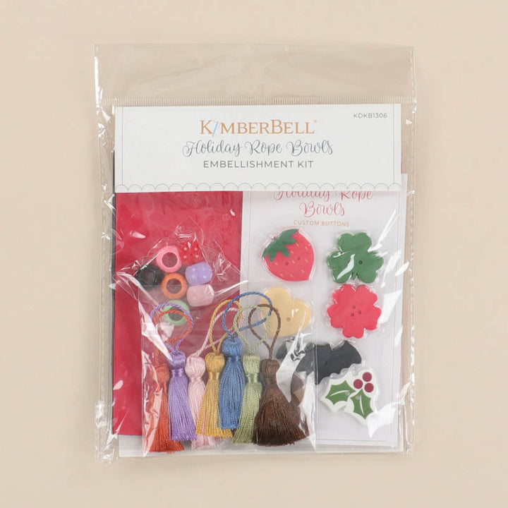 Holiday Rope Bowls Embellishment Kit