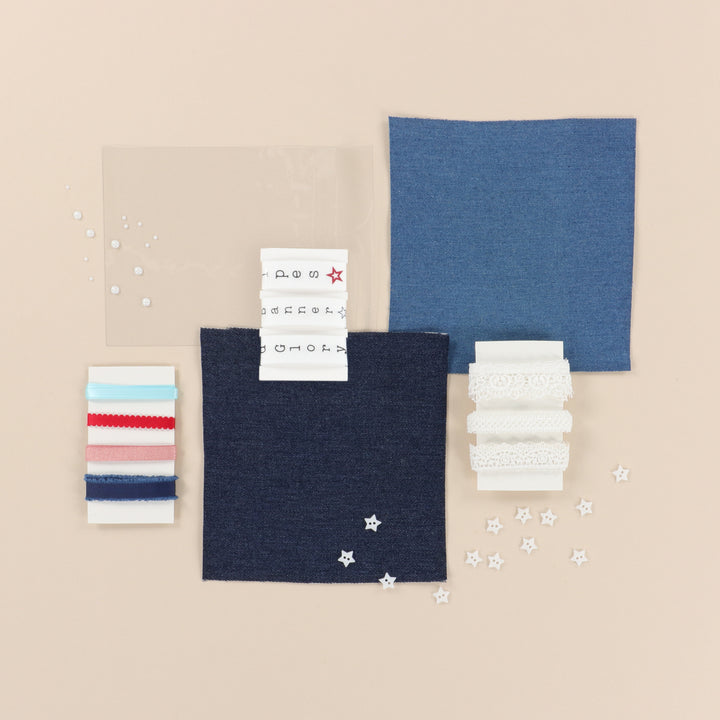 Star-Spangled Beauty Ladder Quilt Embellishment Kit