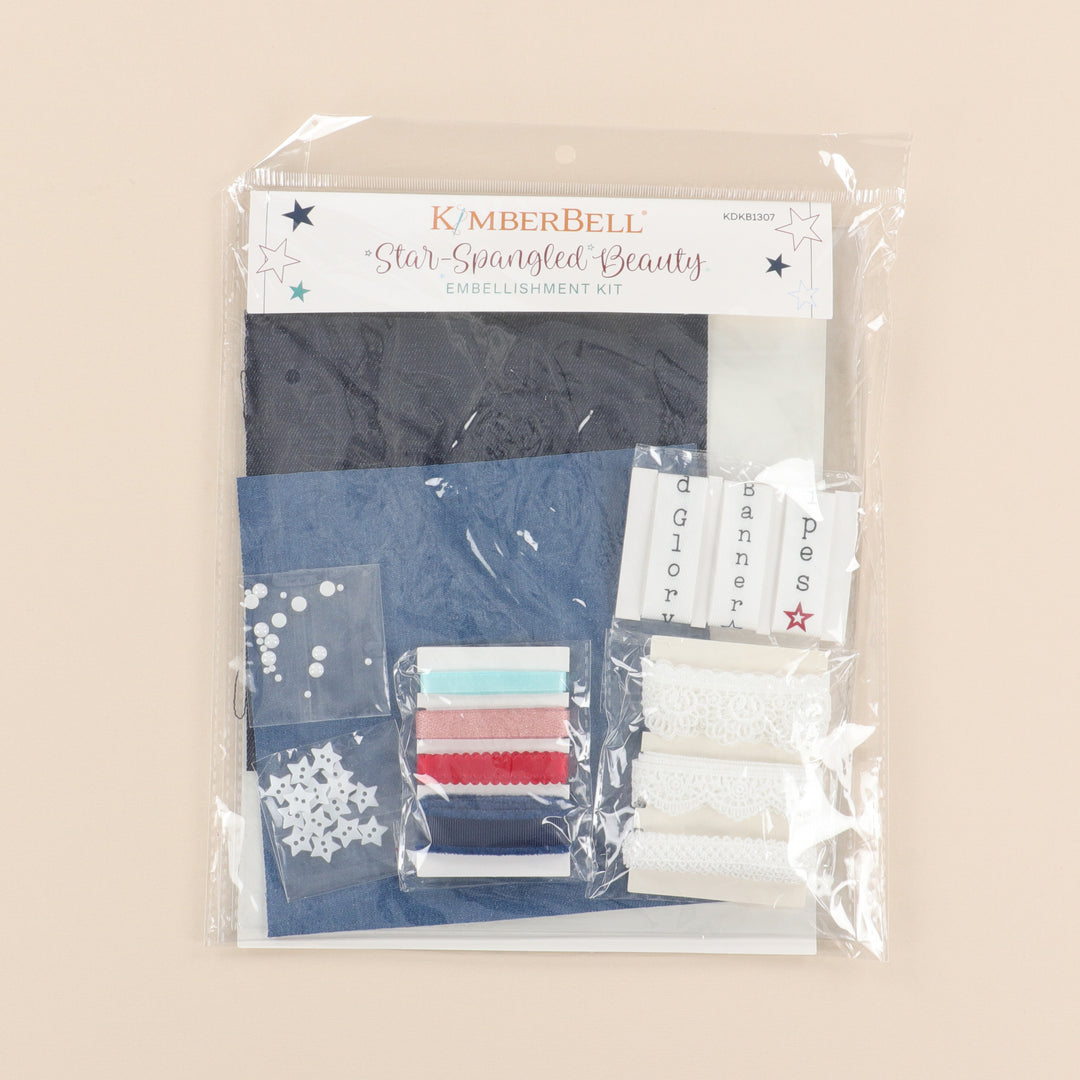 Star-Spangled Beauty Ladder Quilt Embellishment Kit