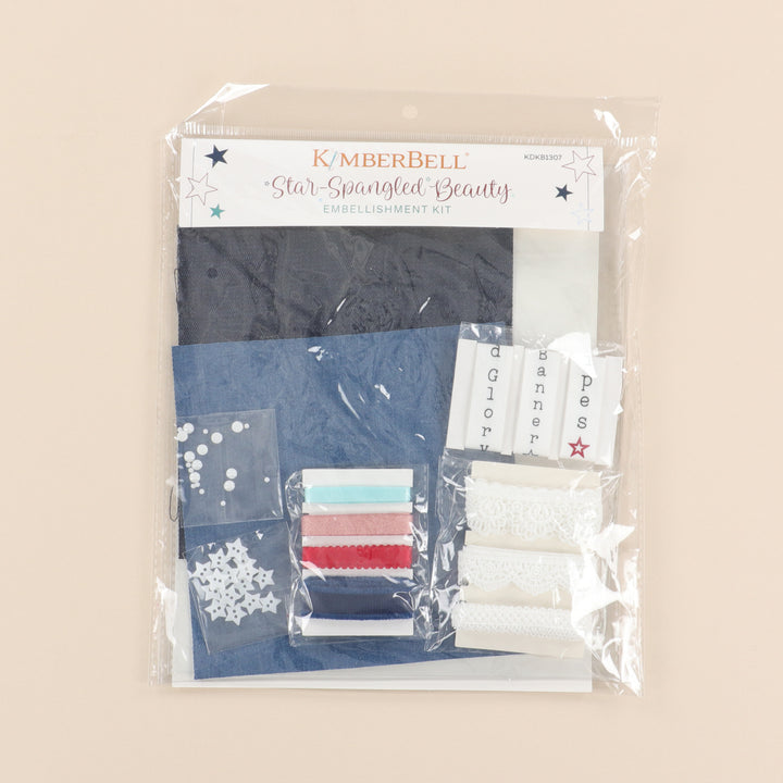 Star-Spangled Beauty Ladder Quilt Embellishment Kit