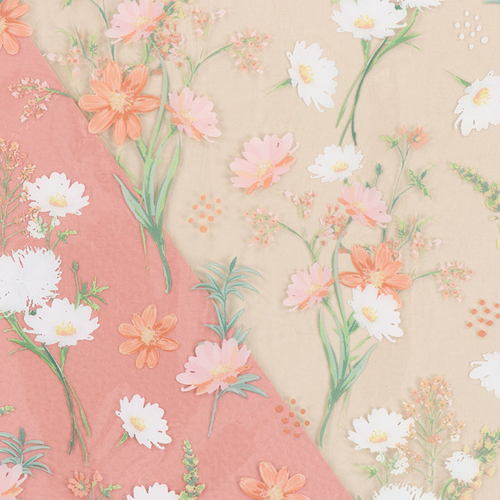 Pink Petal Mix Printed Vinyl