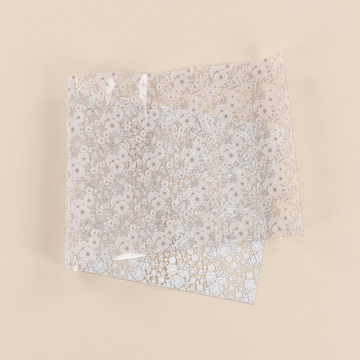 White Petal Printed Vinyl