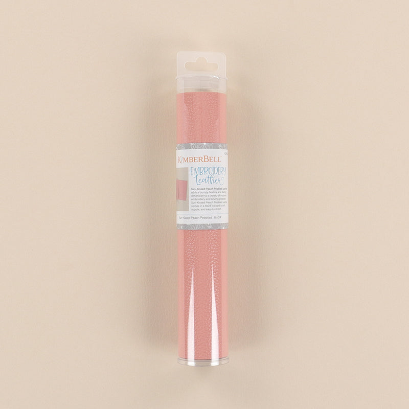 Sunkissed Peach Pebbled Leather