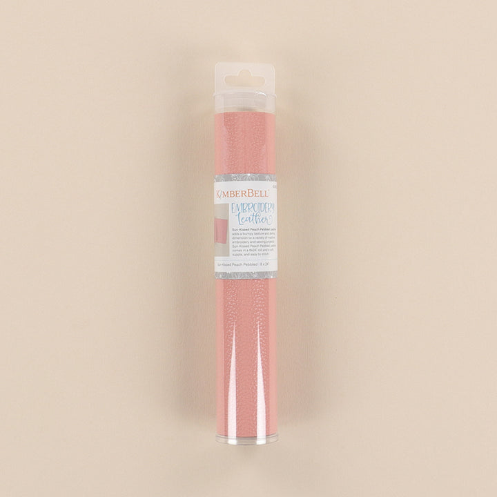 Sunkissed Peach Pebbled Leather