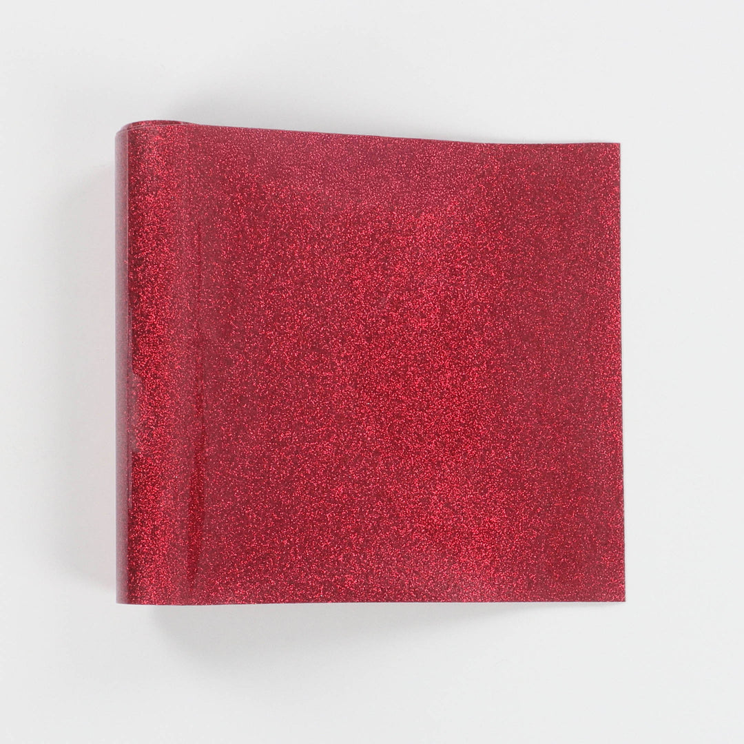 Applique Glitter Sheet, Red, 19.5 x 7.5"